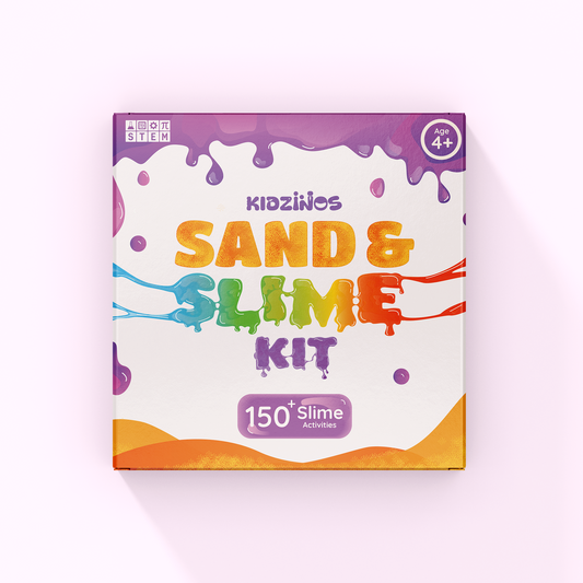 Ultimate Slime & Sand Kit by Kidzions | DIY Fun for Kids 4-14 Years